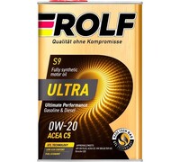 Моторное масло Rolf ultra 0w-20, c5, sn plus, 4 л