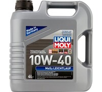 Полусинтетическое моторное масло LIQUI MOLY MoS2 Leichtlauf 10W-40, 4л