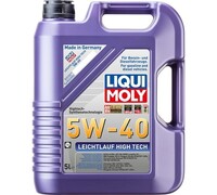 Моторное масло LIQUI MOLY Leichtlauf High Tech НС-синтетическое, 5W-40, SP, A3/B4, 5 л