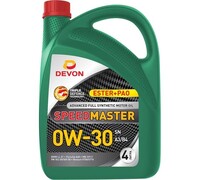 Моторное масло Devon Speed Master SAE 0W-30 SN A3/B4,  4л 338663832