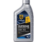 Моторное масло lubrigard supreme synthetic pro 0w-40