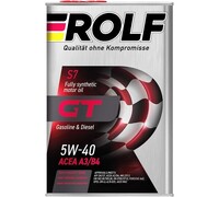 Моторное масло Rolf GT 5W-40, SN/CF, 4 л