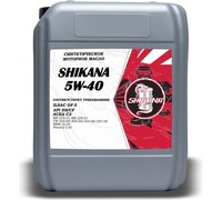 Синтетическое масло SHIKANA se sae 5w40 api sn/cf c3 20л 78645