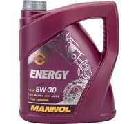 Синтетическое моторное масло MANNOL ENERGY 5W30, 4 л,