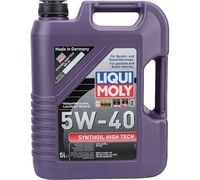 Синтетическое моторное масло LIQUI MOLY Synthoil High Tech 5W-40 SN A3/B4 5 л