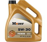 Моторное масло Mozer Premium SAE 5w-30 API SN/CF,  4 л