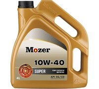Моторное масло Mozer Super SAE 10w-40 API SG/CD,  4 л