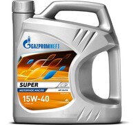 Масло Super 15W-40 4л Gazpromneft
