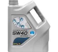 моторное с кондиционером металла VITEX Ultra Metum 5W40 SAE 5W40, API SM/CF MB 229.3, VW 502.00/505.00, Renault RN 0700/0710 5 л
