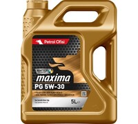 Моторное масло Petrol Ofisi MAXIMA PG 5W-30 5 литров, cинтетическое Z1373