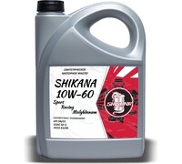 Синтетическое масло SHIKANA sae 10w60 SRM 5 л