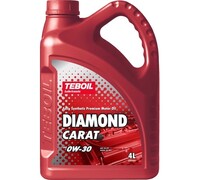 Моторное масло TEBOIL Diamond Carat 0W-30  4л, TZK, вес нетто 3,36кг