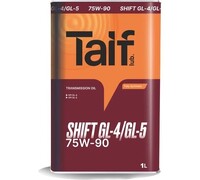 Автомобильное масло TAIF SHIFT GL-4/GL-5 75W-90, 1 л