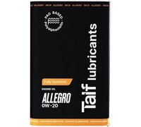 Моторное синтетическое масло TAIF ALLEGRO, 0W-20, 1 л 211001