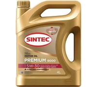 Моторное масло Sintec PREMIUM 9000 SAE 5W-30 API SL, ACEA A3/B4, 4 л