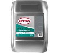Моторное масло Sintec TURBO DIESEL SAE 10W-40, API CF-4/SJ, 20 л