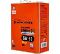 Масло моторное AUTOBACS 5W-30 FULLY SYNTHETIC DIESEL DL-1 4л
