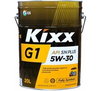Синтетическое моторное масло KIXX G1 SN Plus 5w-30 20л