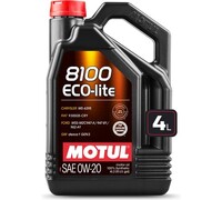 Синтетическое масло 8100 ECO-lite 0W20 4л MOTUL