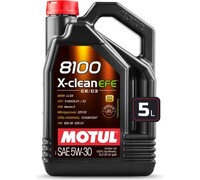 Моторное масло MOTUL 8100 X-сlean EFE синтетическое, 5W30, 5 л