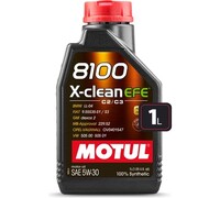 Моторное масло MOTUL 8100 X-сlean EFE синтетическое, 5W30, 1 л