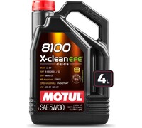 Моторное масло MOTUL 8100 X-сlean EFE синтетическое, 5W30, 4 л