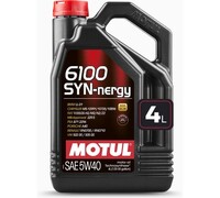 Моторное масло MOTUL 6100 SYN-NERGY 5W40, 4 л