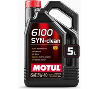 Моторное масло MOTUL 6100 SYN-CLEAN 5W40 5л
