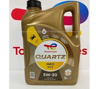 Масло для 4-х тактных двигателей TOTAL (11772) QUARTZ INEO MC3 5W30, 5 л