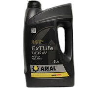Моторное масло ARIAL ExTLiFe SAE 5W-40, MF, 5 л