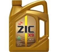 Масло синтетическое (X9 LS 5w40 Diesel SN/CF 4 л MB-Approval 229 dexos2) для легковых авто ZIC