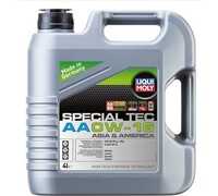 НС-синтетическое моторное масло Special Tec AA (0W-16 SN Plus + RC GF-5 4 л) LIQUI MOLY 21327