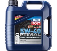 НС-синтетическое моторное масло LIQUI MOLY Optimal New Generation 5W-40 4л