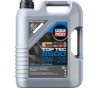 НС-синтетическое моторное масло LIQUI MOLY Top Tec 6600 0W-20 SN Plus + RC C5 GF-5 5л