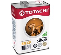 Моторное масло TOTACHI Eco Gasoline Semi-Synthetic SN/CF, 5W-30, 4 л