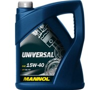 Минеральное моторное масло MANNOL UNIVERSAL 15W40 5 л 1221