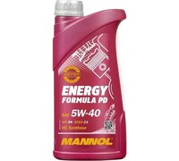 Синтетическое моторное масло MANNOL ENERGY FORMULA PD 5W40 1 л 4013