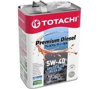 Масло моторное TOTACHI Premium Diesel Fully Synthetic CJ-4/SN 5W-40 6л