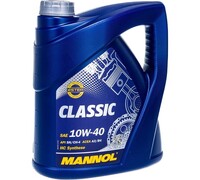 Моторное масло полусинтетическое Classic 10w40, 4 л MANNOL
