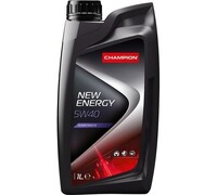 Моторное масло CHAMPION NEW ENERGY 5W40, синтетическое, SN/CF, A3/B4-12, 1 л