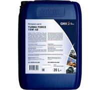 Моторное масло GNV Turbo Force 10W-40 CJ-4/SN VDS-4,  20 л
