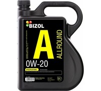 НС-синтетическое моторное масло Bizol Allround 0W-20, SP, GF-6A, 5 л