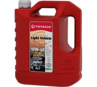 Моторное масло TOTACHI NIRO LV Semi-Synthetic SN, 10W-40, 4 л