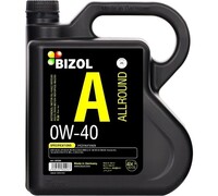 Синтетическое моторное масло Bizol Allround 0W-40, SN A3/B4, 4л