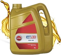 Моторное масло LUXE EXTRA синтетическое, 5W40, SM/CF, 4 л