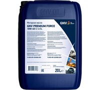 Моторное масло GNV Premium Force 10W-40, CI-4/SL,  20 л