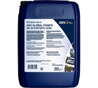Моторное масло GNV Global Power Synthetic 5W-30, A3/B4, SN/CF,  20 л