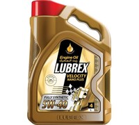 Cинтетическое моторное масло LUBREX VELOCITY NANO PLUS 5W-40, 4л