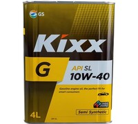 Моторное масло KIXX G SL/CF, 10W40, полусинтетическое, 4 л
