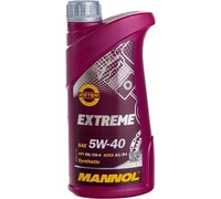 Синтетическое моторное масло MANNOL EXTREME 5W40 1 л